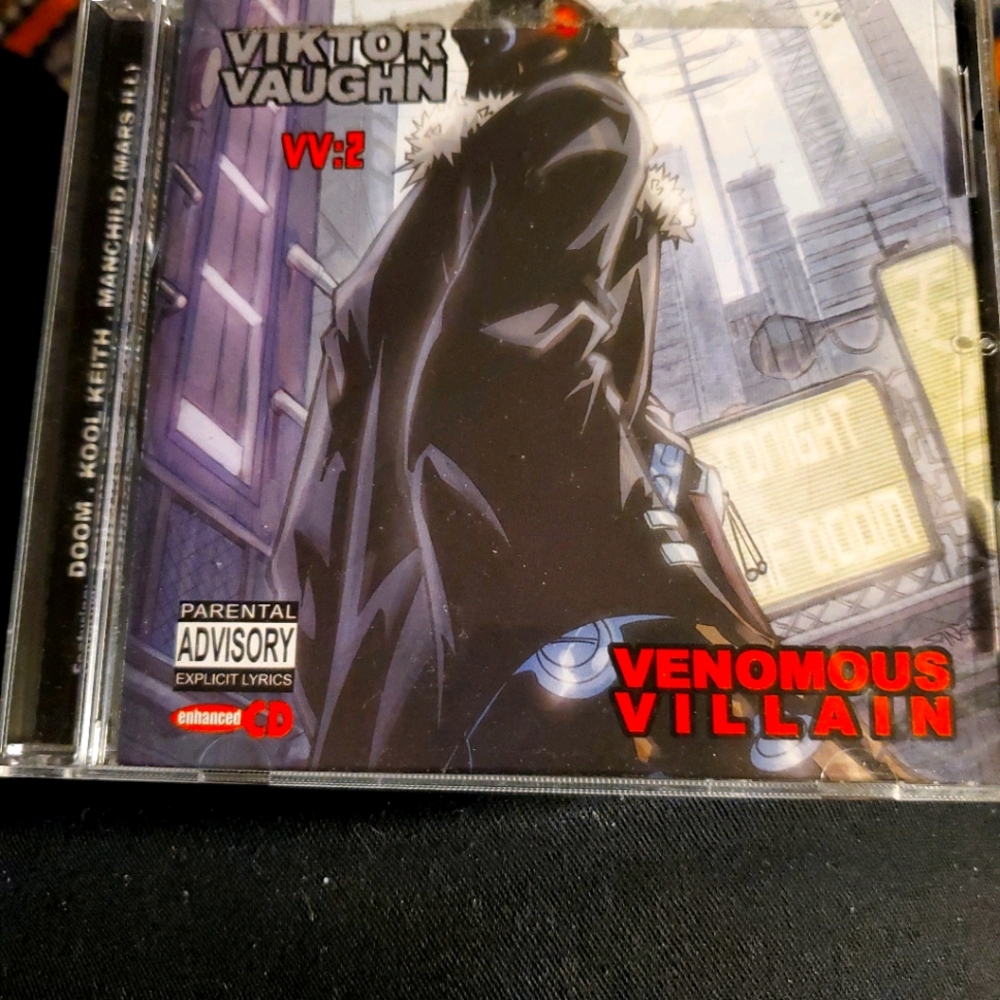 MF DOOM AKA VICTOR VAUGHN VENOMOUS VILLIAN CD